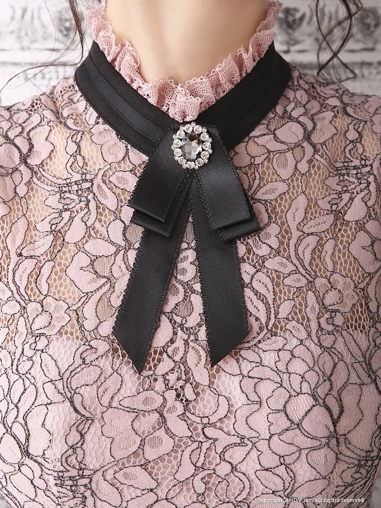 ツイード フロントボタン パールボタン 半袖 タイトミニドレスのイメージ画像5