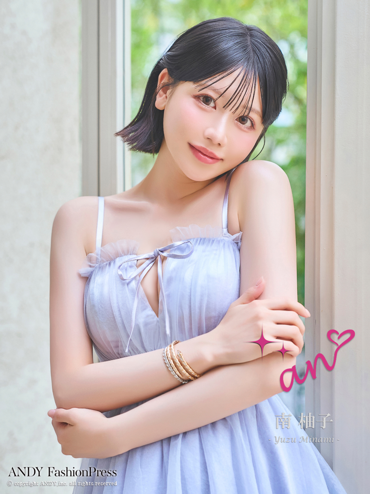 キャミソール チュール リボン ウエストマーク ガーリー フレアミニドレスのイメージ画像