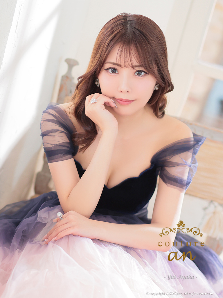 オフショルダー グラデーション ベロア バースデー レースアップ Aラインロングドレスの詳細画像1