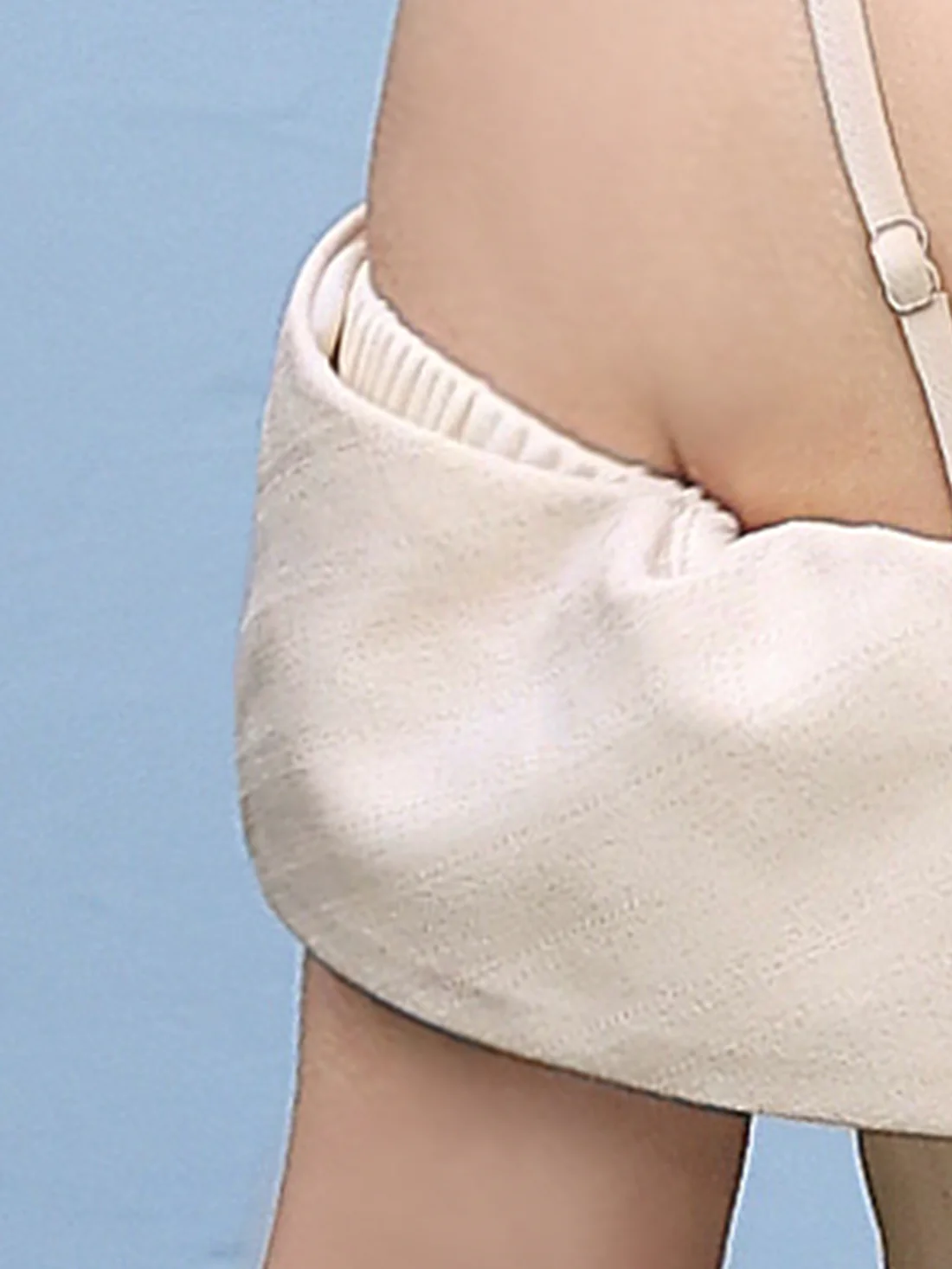 2way オフショルダー 肩開き セットアップ プリーツスカート レイヤード フレアミニドレスのイメージ画像8