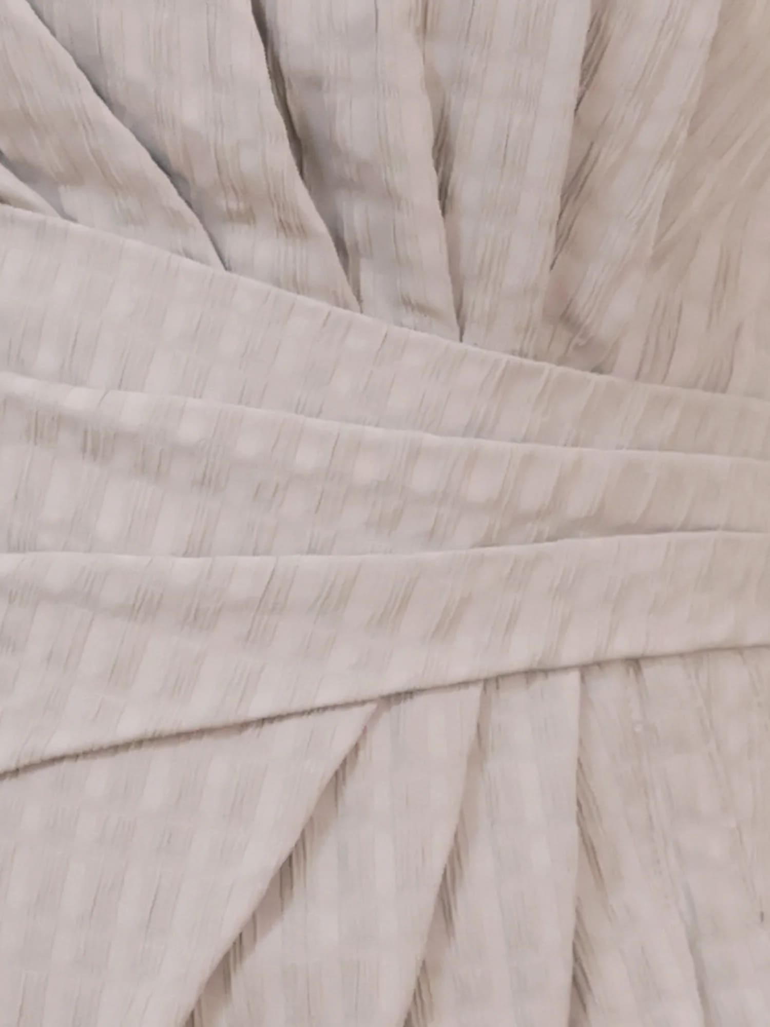 ベアトップ ウエストタック フリル シフォン フレアミニドレスのイメージ画像9