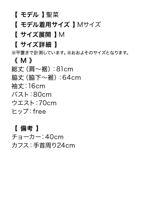 オフショルダー レース フレアスカート プードル アニマルのサイズ表