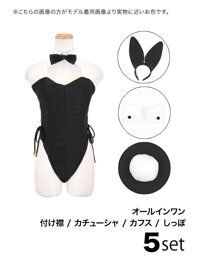 レースアップ ハイレグ バニーガールのイメージ画像1