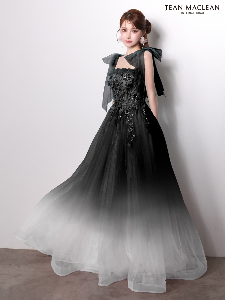 ラメ スリット ワンカラー ストール ワンショルダー タイトロングドレスのイメージ画像5