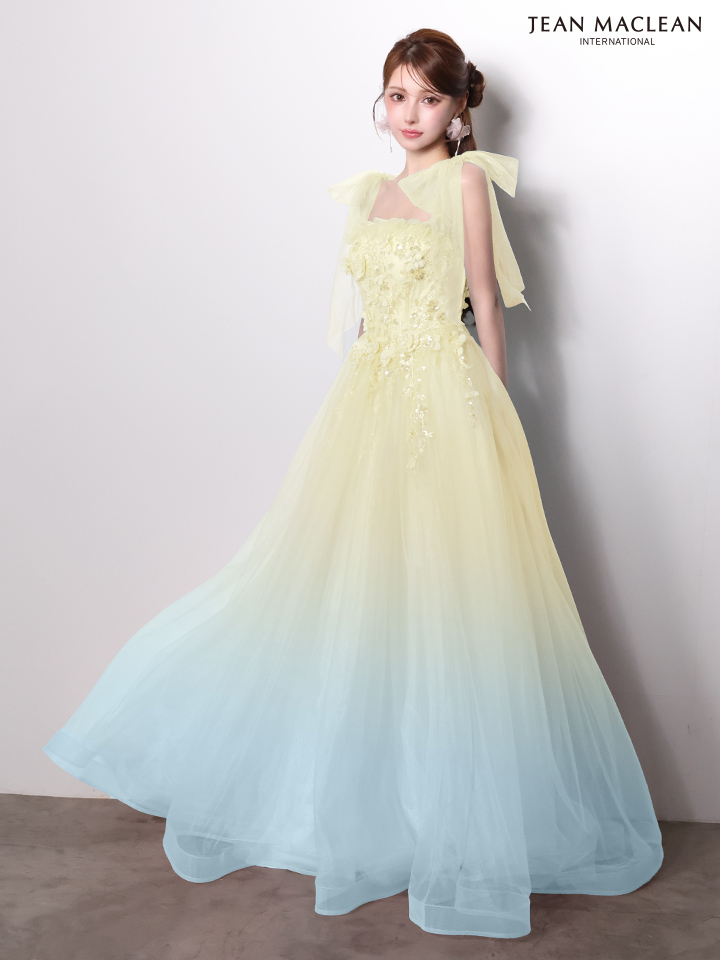 ラメ スリット ワンカラー ストール ワンショルダー タイトロングドレスのイメージ画像4