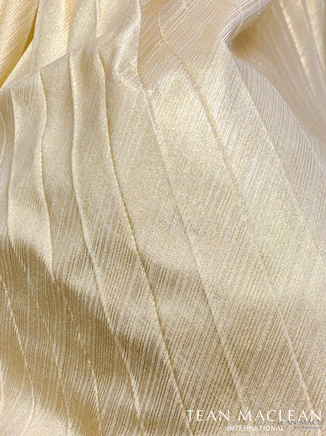 ラメ プリーツ ベアトップ フレアロングドレスのイメージ画像5