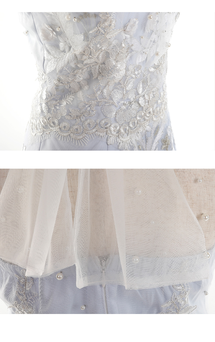 パール レース バッグリボン ホルターネック タイトミニドレスのカラーバリエーション