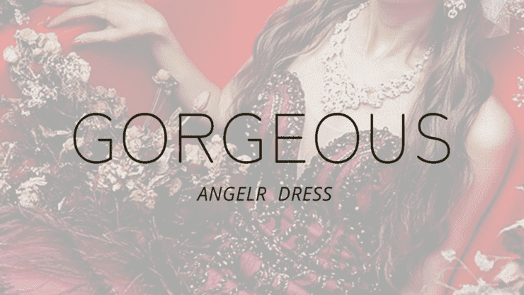 AngelR エンジェルアールのゴージャス系ドレス