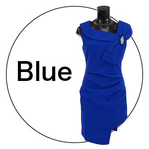 青のドレス