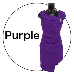 パープル・紫ミニドレス