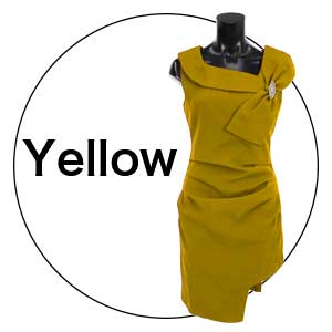 黄色のドレス
