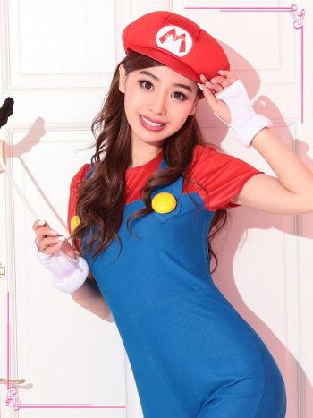 [スーパーマリオブラザーズ] マリオ キャラクター ハロウィンコスプレの3