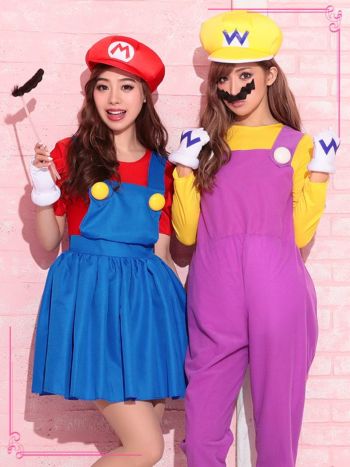 [スーパーマリオブラザーズ]マリオ キャラクター ハロウィンコスプレの4