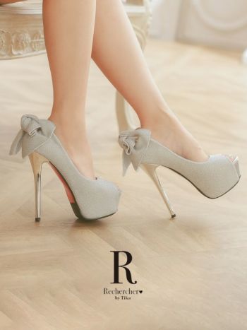 SALE【Rechercher/ルシェルシェ】キャバヒール ゴールド