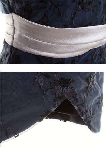 ディア バイ ローブドフルール [DEA] 1438ボタニカル 刺繍 レース ノースリーブ ドレス