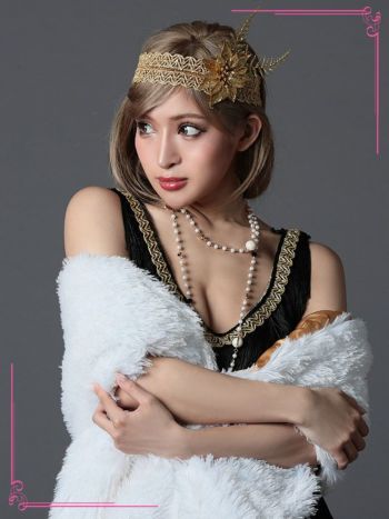 フラッパー女優 ハロウィンコスプレの3