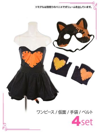 BLACK キャット アニマル  ハロウィンコスプレの8