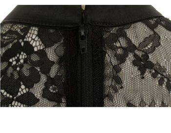 ディア バイ ローブドフルール [DEA] 1626 襟 リボン  総レース セットアップ ドレス