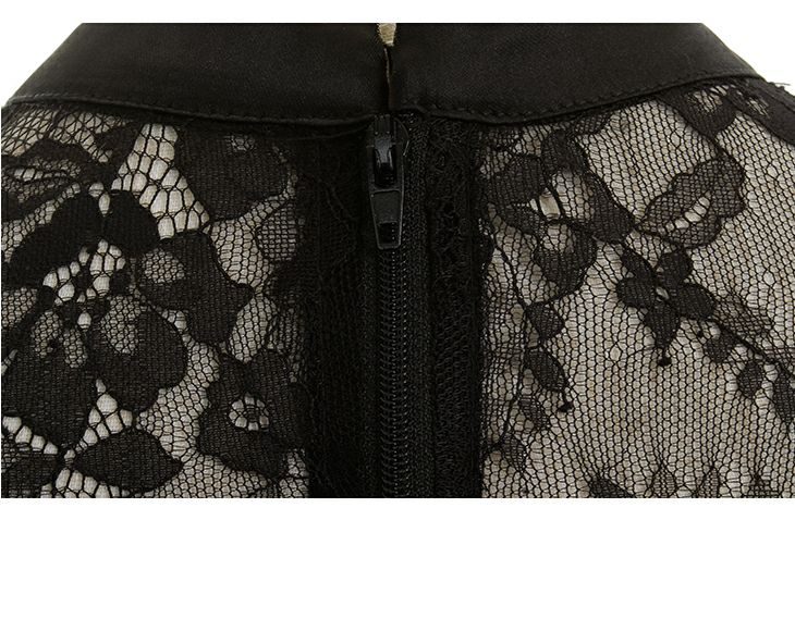 ディア バイ ローブドフルール [DEA] 1626 襟 リボン  総レース セットアップ ドレス