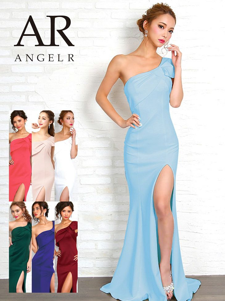 Angel R/エンジェルアール】リボンモチーフ ワンショルダー タイト 