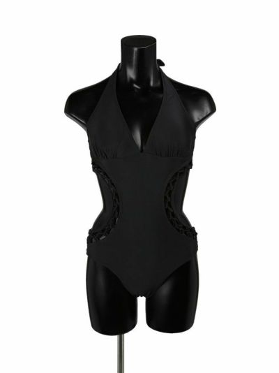  [LaLaTulle select]美ウエストデザインモノキニ水着 (1color) (S)