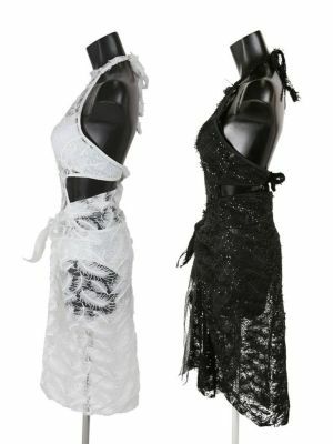  [LaLaTulle select]フェザーレースモノキニ (2colors) (M)