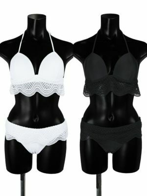 [LaLaTulle select]レースフリルビキニ (2color) (S)
