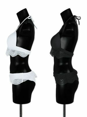 [LaLaTulle select]レースフリルビキニ (2color) (S)