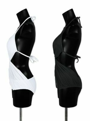 [LaLaTulle select]ウエストシアーモノキニビキニ (ビキニ上下+パレオ) (2color) (M/L)