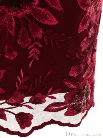 ディア バイ ローブドフルール [DEA] 1849スパンコール レース  フリル ドレス