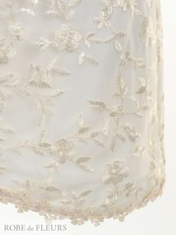 ROBEdeFLEURS ローブドフルール 立体 フラワーモチーフ×オフショル タイト ミニドレス[リボンベルト付][1778]