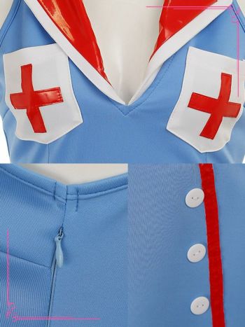 [ハロウィン コスプレ通販]肩だしナース ハロウィンコスプレ