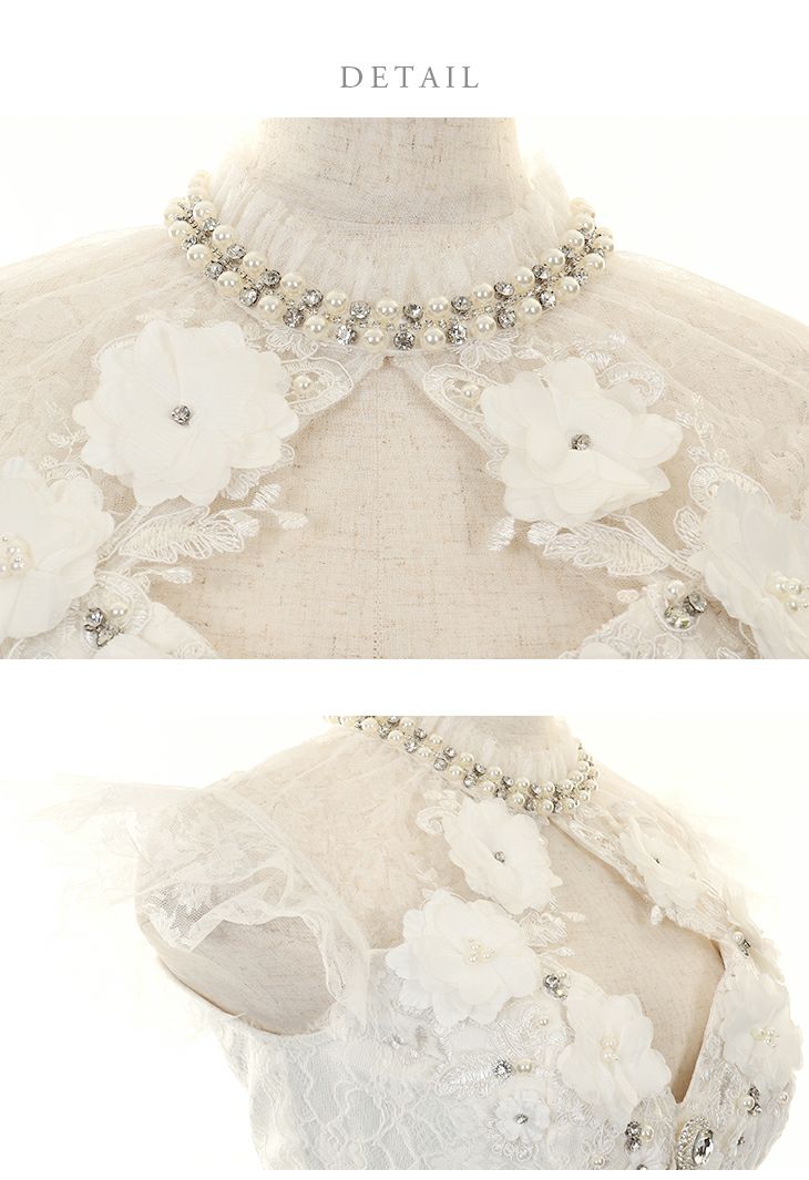 ROBEdeFLEURS ローブドフルール 立体 フラワーレース×ラグジュアリー タイト ミニドレス[1798]