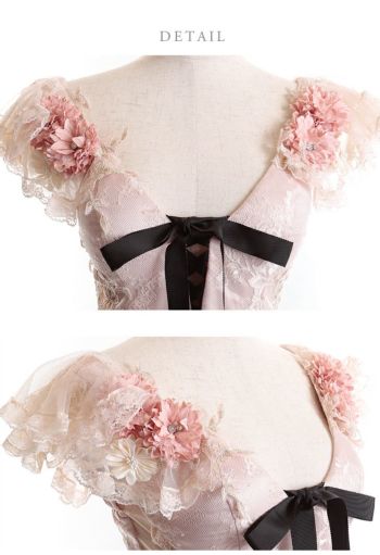 ROBEdeFLEURS ローブドフルール  Lily flower bouquet dress[2056]