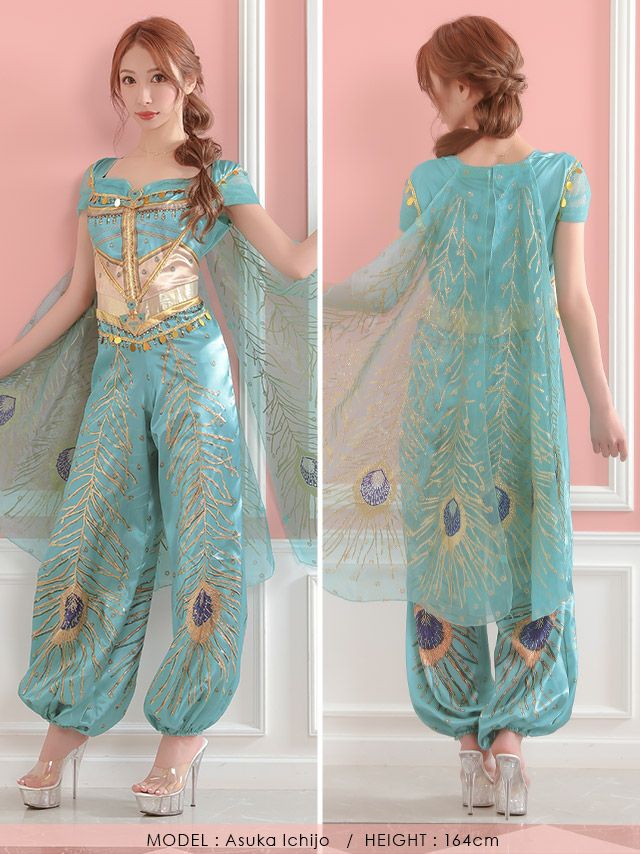 [ディズニー] ジャスミン キャラクター ハロウィンコスプレ[ジャンプスーツ]の5