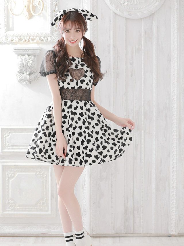 [ハロウィン コスプレ通販]セクシーレースアニマルダルメシアン ハロウィンコスプレ