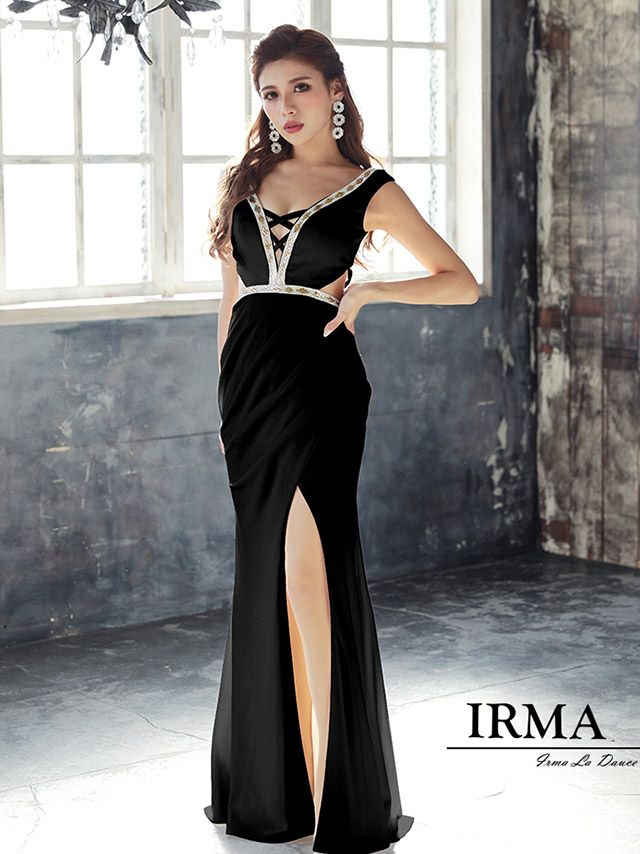 イルマのタイトロングドレスのキャバドレス