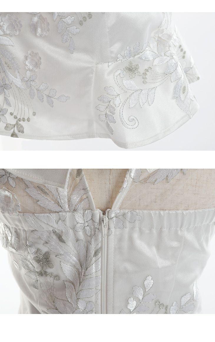 ROBEdeFLEURS [ローブドフルール] rf-md-fm2402z ジッパー× スカートパンツ セットアップ ミニドレス(3color)(XS/S/M/L)