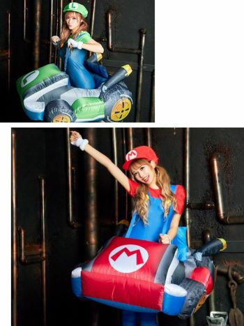 マリオカート＆ルイージカート キャラクター ハロウィンコスプレ用小物の3