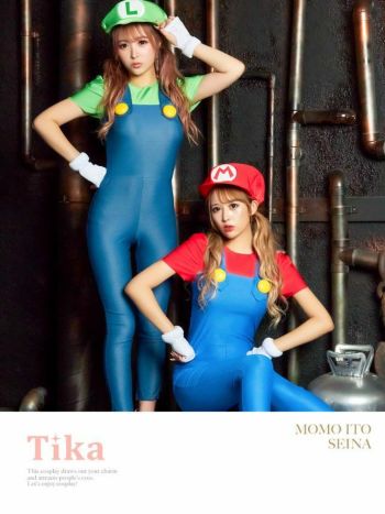 マリオ＆ルイージ  キャラクター ハロウィンコスプレの2