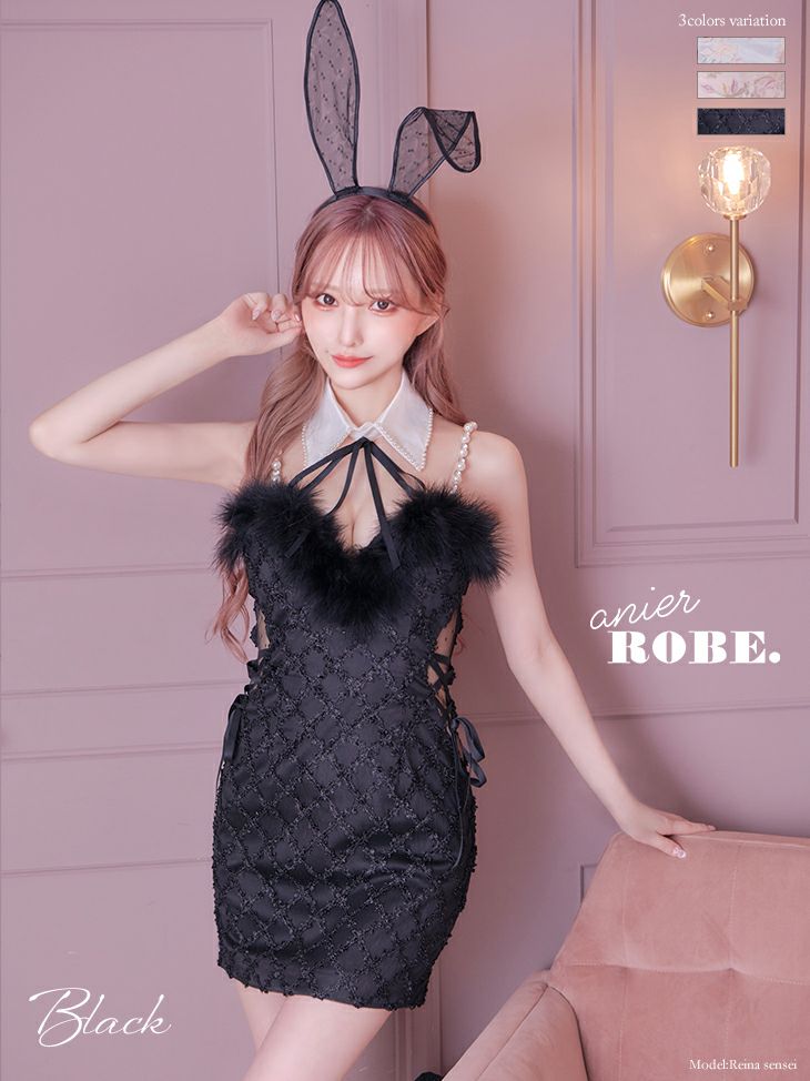 コスプレ】【ROBEdeFLEURS/ローブドフルール】襟付き 刺繍レース 