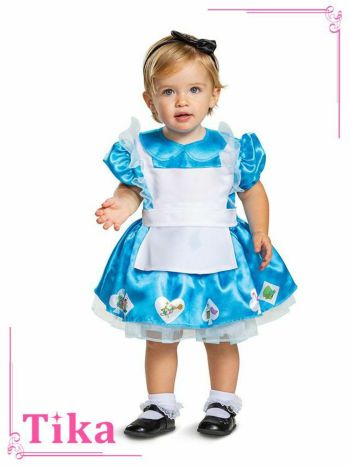 [キッズ][ディズニー/ふしぎの国のアリス]子供用ワンピースドレス キャラクター ハロウィンコスプレの１