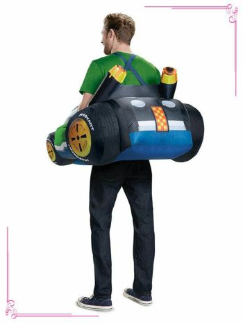 [メンズ][マリオカート]男性用ルイージカート キャラクター  ハロウィンコスプレ用小物の2