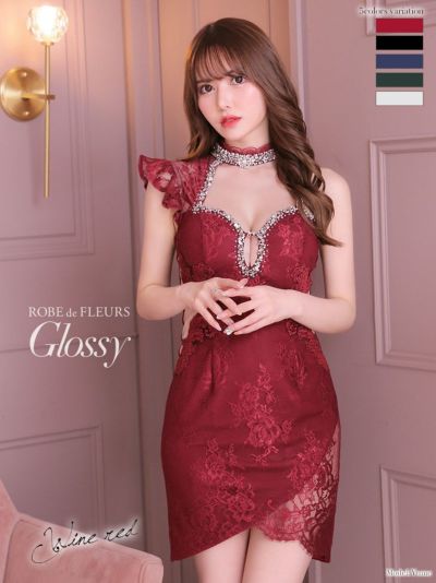 Glossy by ROBE de FLEURS/グロッシー】ビジュー チョーカー