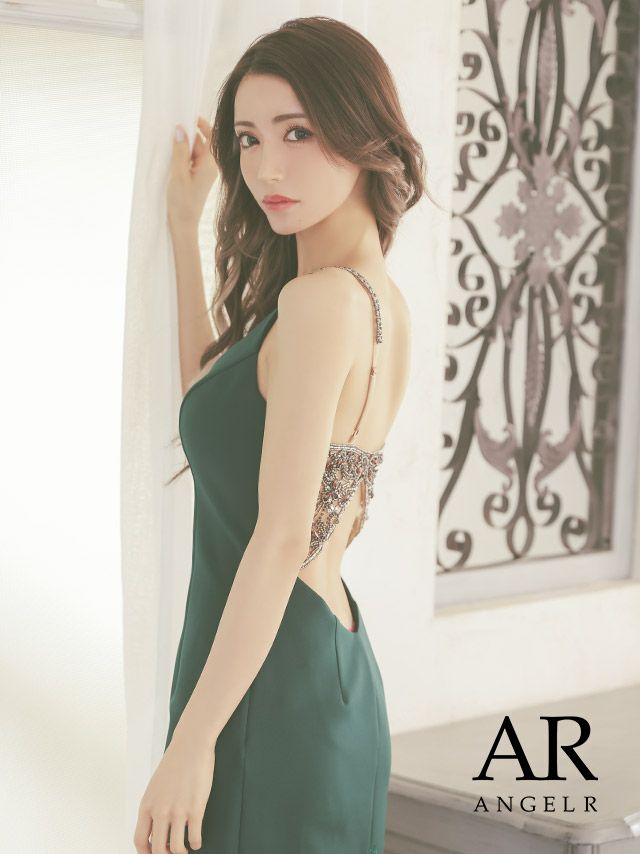 エンジェルアール [AngelR]バックビジュー 裾レース ミニドレス[一条響][933]