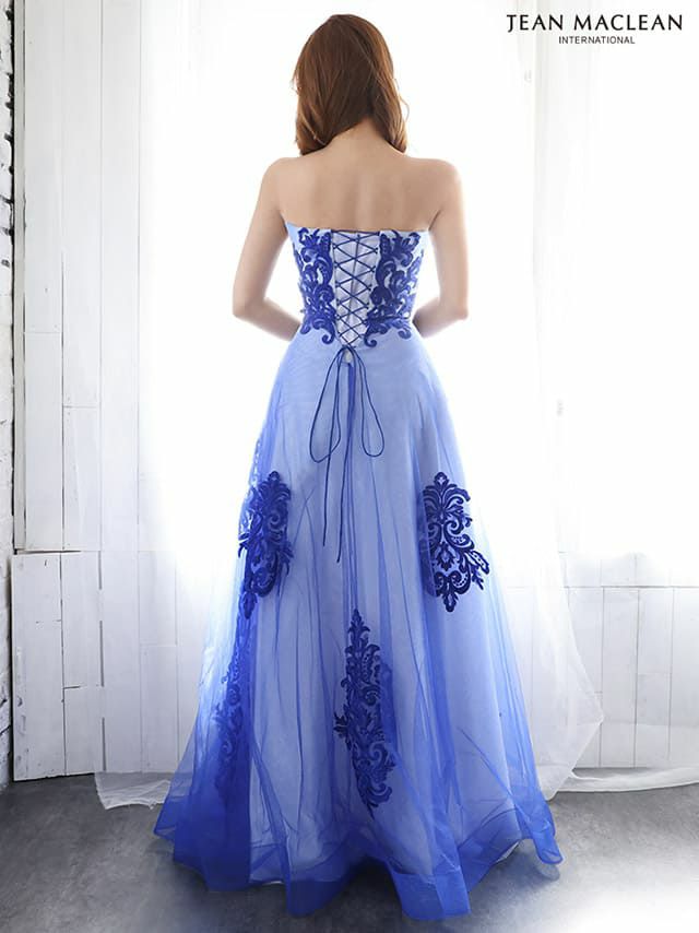 キャバドレス JEANMACLEAN[ジャンマクレーン] jm-ld-21191 ベアトップ　ワンカラー デザイン フレアロングドレス (1color)(Mサイズ)