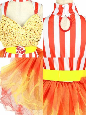 ポップコーン ウェイトレス セクシー ハロウィンコスプレ
