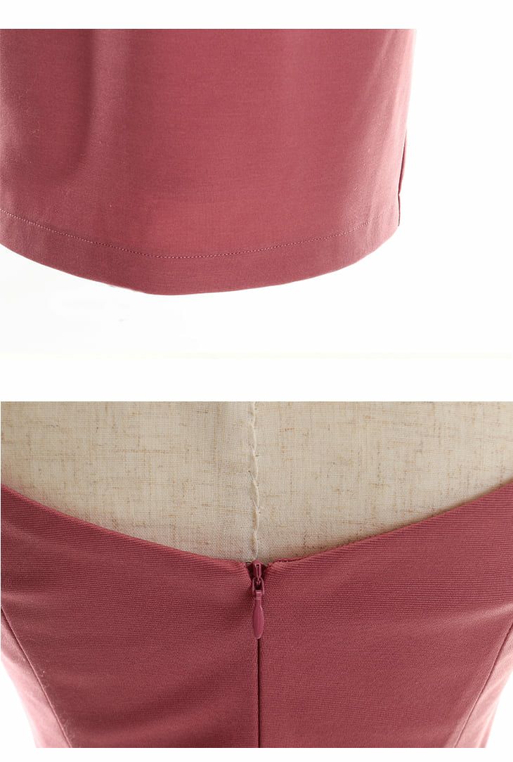 ROBEdeFLEURS Glossy[ローブドフルール グロッシー]ウエストシースルー 刺繍レース ストレッチ ミニキャミドレス(ベイクドピンク/ホワイト/モカ/ブラック)[XS][真優川咲][2903-0]