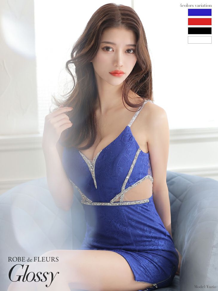 Glossy by ROBE de FLEURS/グロッシー】キャミソール ビジュー  
