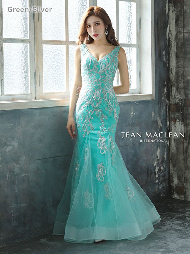 JEANMACLEAN/ジャンマクレーン】マーメイド刺繍 ビジュー スパンコール  